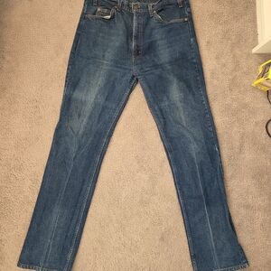 Vintage Orange Tab 80's Jeans Size 36